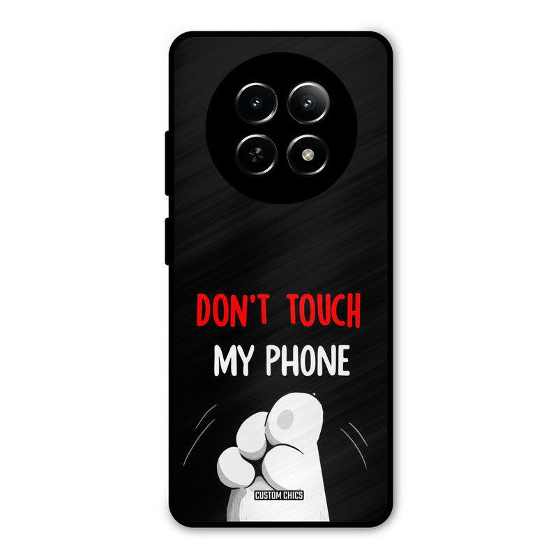 Dont Touch Realme Narzo N65 Mobile Back Cover - Cute PrintShield Case