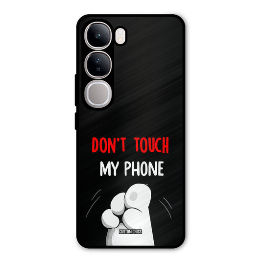 Dont Touch Vivo Y300 Mobile Back Cover - Cute PrintShield Case