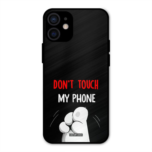 Dont Touch iPhone 12 Mini Mobile Back Cover - Cute PrintShield Case
