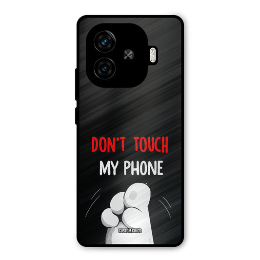 Dont Touch iQoo Z9 Turbo Mobile Back Cover - Cute PrintShield Case