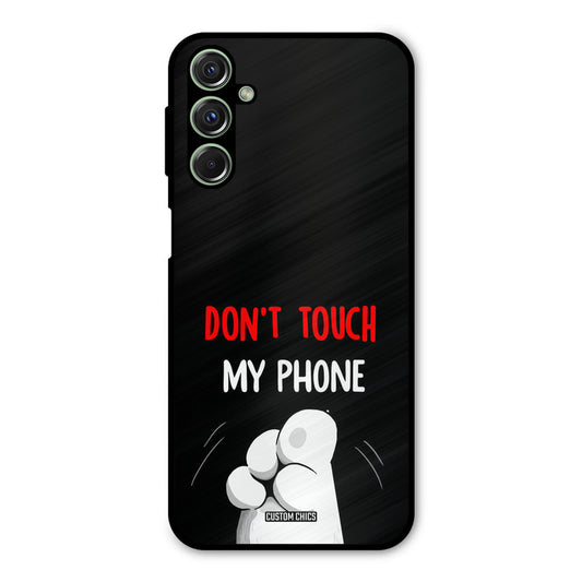 Dont Touch Samsung Galaxy M34 Mobile Back Cover - Cute PrintShield Case