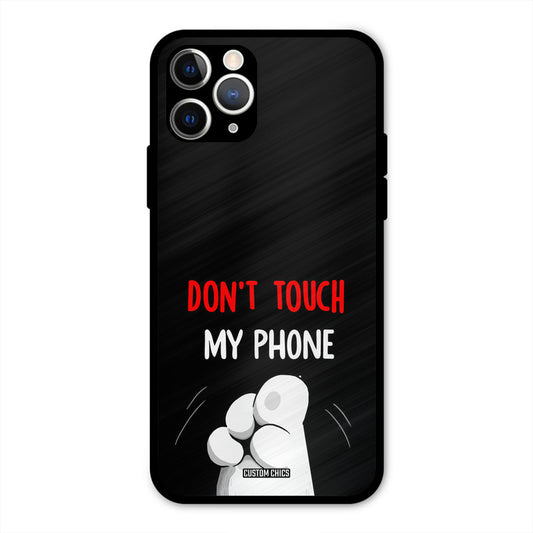 Dont Touch iPhone 11 Pro Mobile Back Cover - Cute PrintShield Case