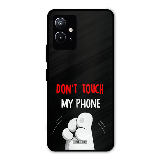 Dont Touch Vivo Y75 5G Mobile Back Cover - Cute PrintShield Case