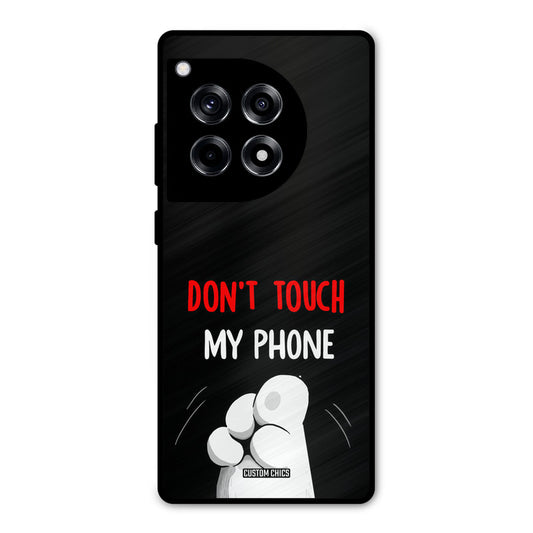 Dont Touch OnePlus 12R Mobile Back Cover - Cute PrintShield Case