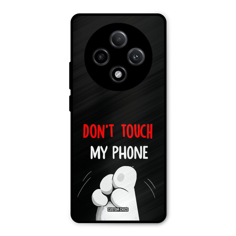 Dont Touch Oppo F27 Pro Plus 5G Mobile Back Cover - Cute PrintShield Case