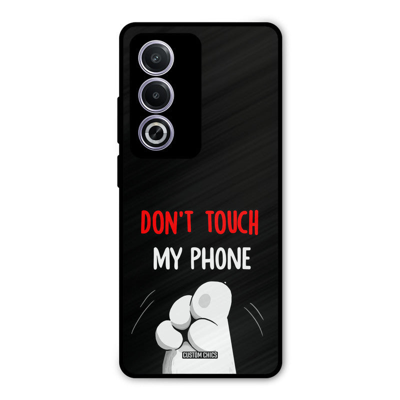 Dont Touch Oppo K12x Mobile Back Cover - Cute PrintShield Case