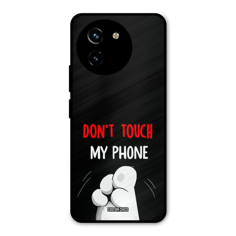 Dont Touch Vivo Y200i Mobile Back Cover - Cute PrintShield Case