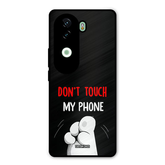 Dont Touch Vivo V40e Mobile Back Cover - Cute PrintShield Case