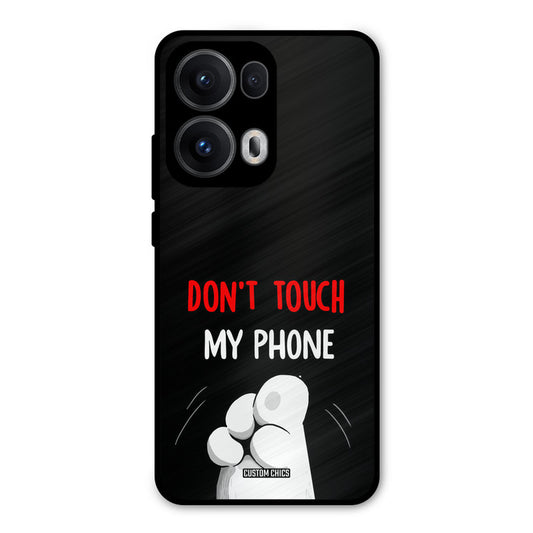 Dont Touch Oppo Reno 13 Pro 5G Mobile Back Cover - Cute PrintShield Case