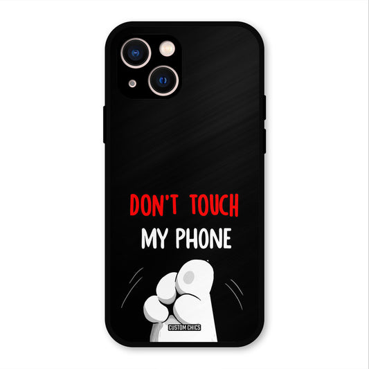 Dont Touch iPhone 13 Mobile Back Cover - Cute PrintShield Case