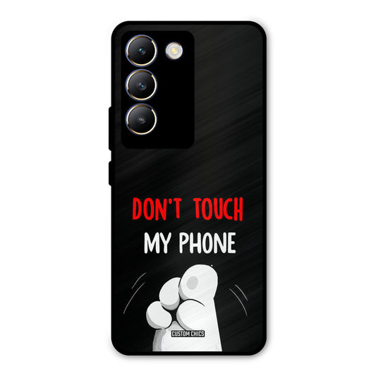 Dont Touch Vivo Y200e Mobile Back Cover - Cute PrintShield Case