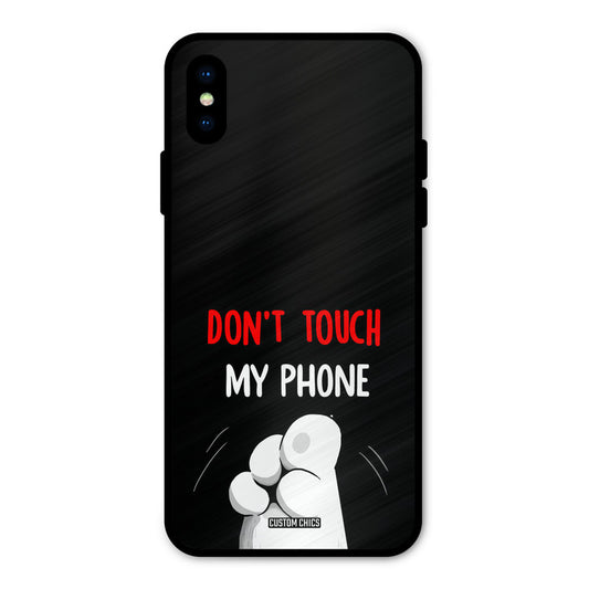 Dont Touch iPhone X Mobile Back Cover - Cute PrintShield Case