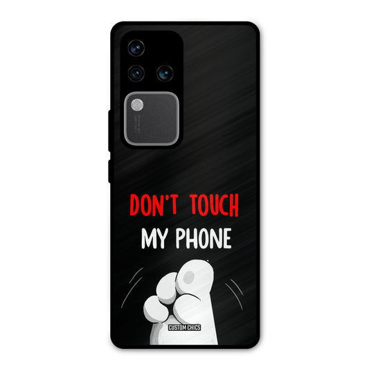 Dont Touch Vivo V30 Pro Mobile Back Cover - Cute PrintShield Case