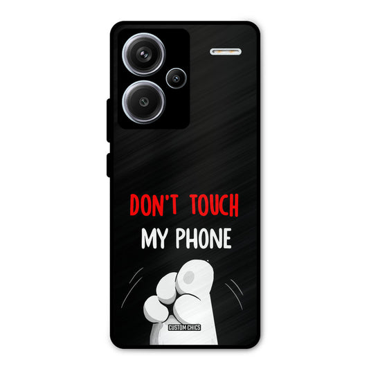 Dont Touch Redmi Note 13 Pro Plus Mobile Back Cover - Cute PrintShield Case