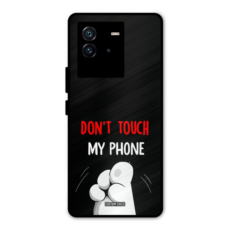 Dont Touch iQOO Neo 6 5G Mobile Back Cover - Cute PrintShield Case