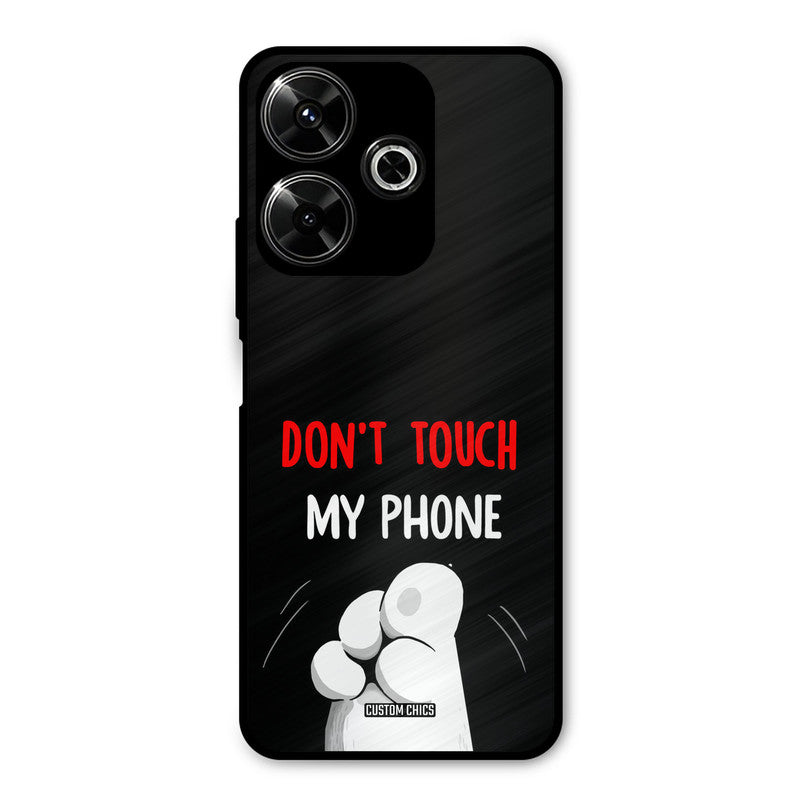 Dont Touch Redmi 13 5G Mobile Back Cover - Cute PrintShield Case