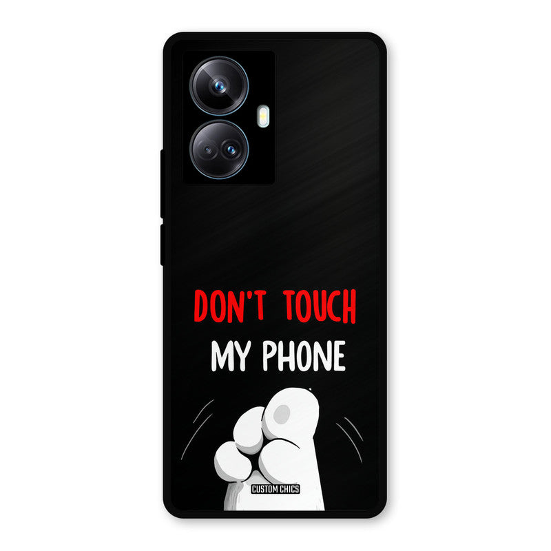 Dont Touch Realme 10 Pro Plus Mobile Back Cover - Cute PrintShield Case