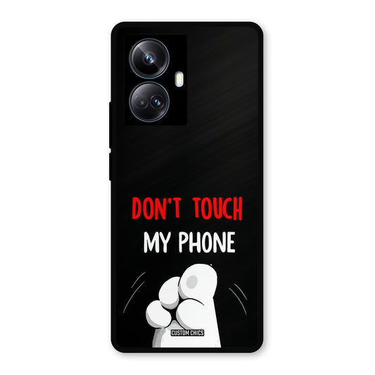 Dont Touch Realme 10 Pro Plus Mobile Back Cover - Cute PrintShield Case