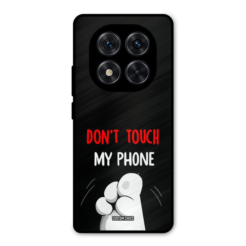Dont Touch Redmi Note 14 Pro Mobile Back Cover - Cute PrintShield Case