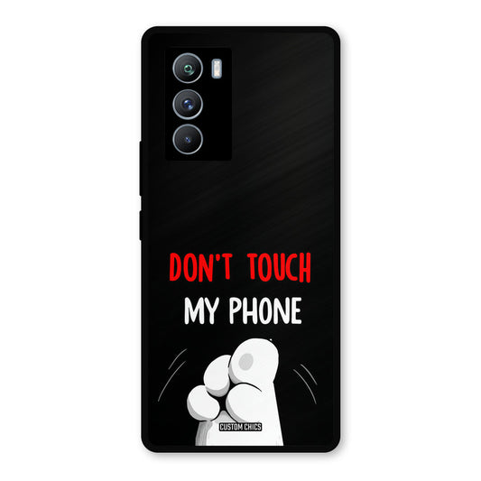 Dont Touch iQOO 9SE Mobile Back Cover - Cute PrintShield Case