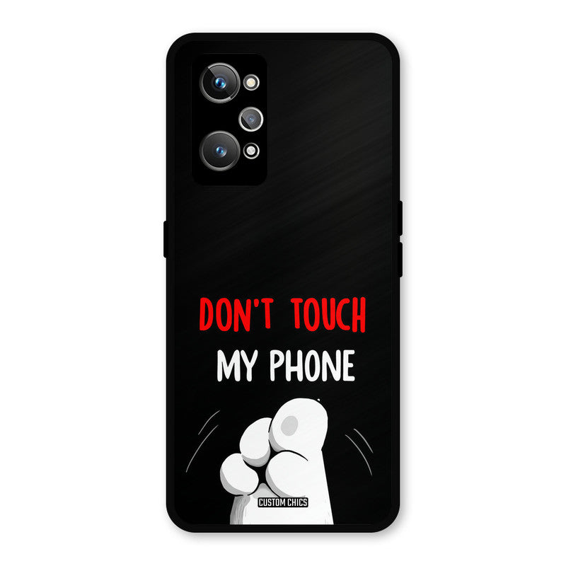 Dont Touch Realme GT Neo 2 Mobile Back Cover - Cute PrintShield Case