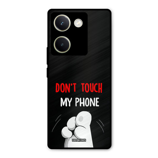 Dont Touch Vivo Y200 Pro Mobile Back Cover - Cute PrintShield Case