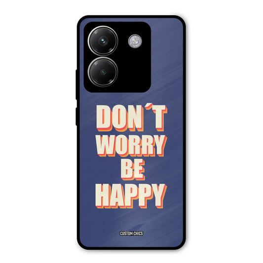 Dont Worry Be Happy Poco M7 Pro Mobile Back Cover - Typography PrintShield Case