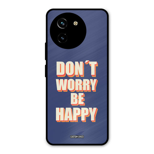 Dont Worry Be Happy Vivo Y200i Mobile Back Cover - Typography PrintShield Case
