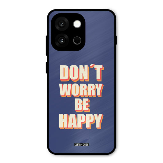 Dont Worry Be Happy Oneplus 13s Mobile Back Cover - Typography PrintShield Case