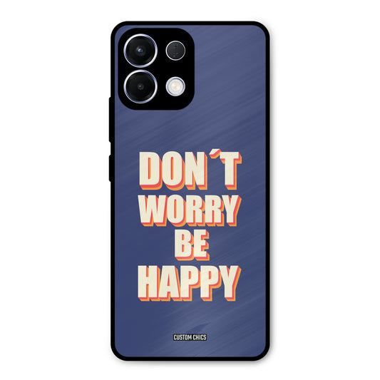 Dont Worry Be Happy Oppo K13 5G Mobile Back Cover - Typography PrintShield Case