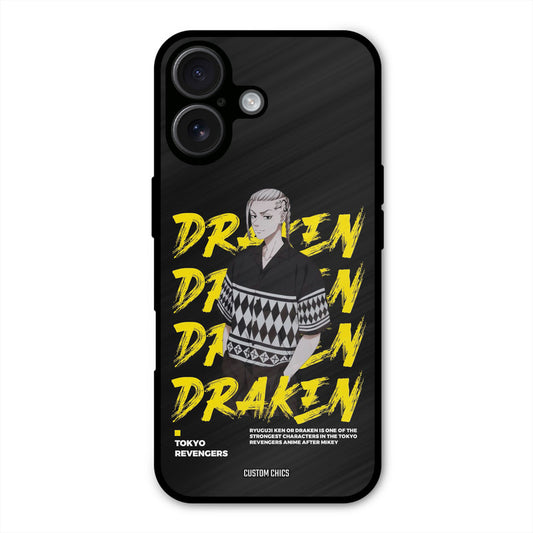 Draken Bro iPhone 16 Mobile Back Cover - Anime PrintShield Case