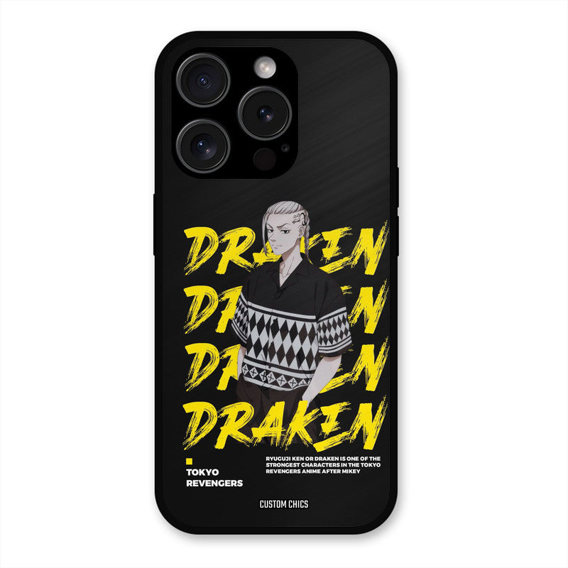 Draken Bro iPhone 15 Pro Max Mobile Back Cover - Anime PrintShield Case
