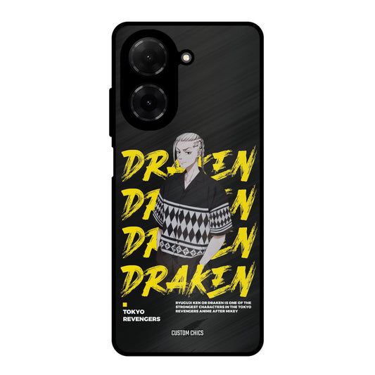 Draken Bro Poco C71 Mobile Back Cover - Anime PrintShield Case