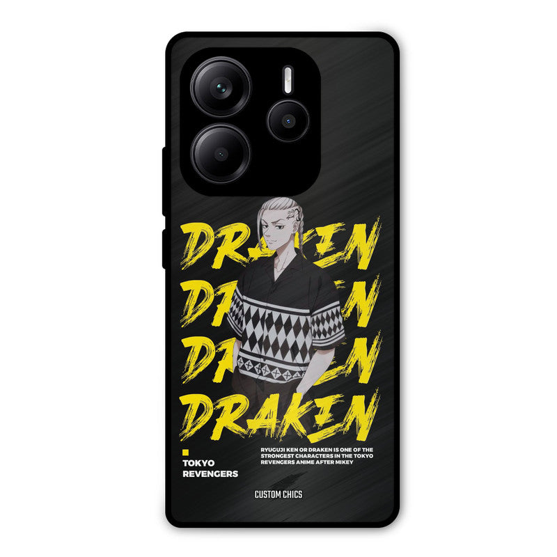 Draken Bro Redmi Note 14 Mobile Back Cover - Anime PrintShield Case
