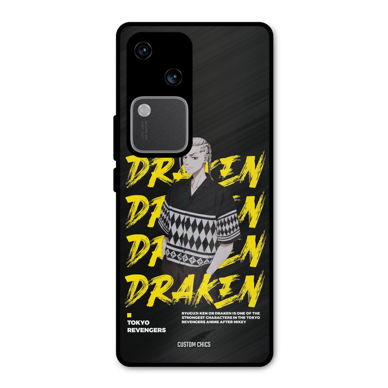 Draken Bro Vivo V30 Mobile Back Cover - Anime PrintShield Case