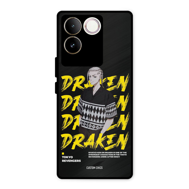 Draken Bro Vivo T2 Pro Mobile Back Cover - Anime PrintShield Case