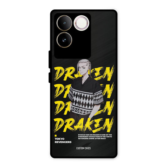 Draken Bro Vivo T2 Pro Mobile Back Cover - Anime PrintShield Case
