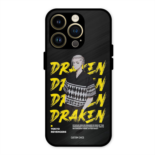 Draken Bro iPhone 14 Pro Mobile Back Cover - Anime PrintShield Case