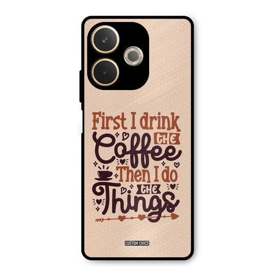 Drink Coffee Oppo A5 Pro Mobile Back Cover - Typography PrintShield Case