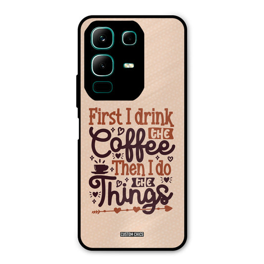 Drink Coffee Infinix Note 50x Mobile Back Cover - Typography PrintShield Case