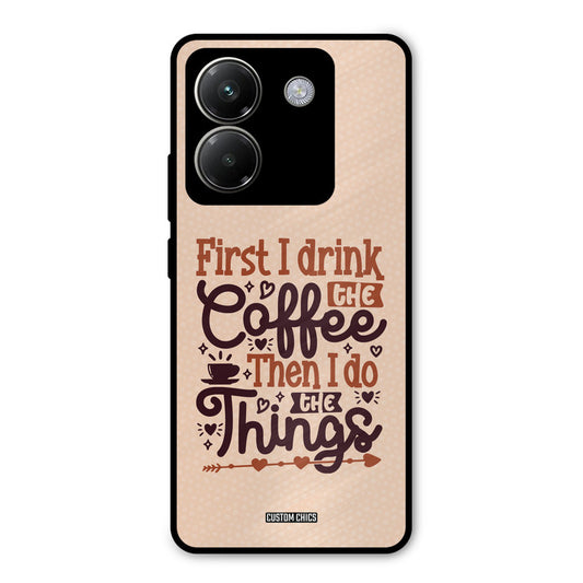 Drink Coffee Poco M7 Pro Mobile Back Cover - Typography PrintShield Case