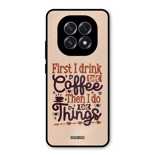 Drink Coffee Oppo F29 Mobile Back Cover - Typography PrintShield Case