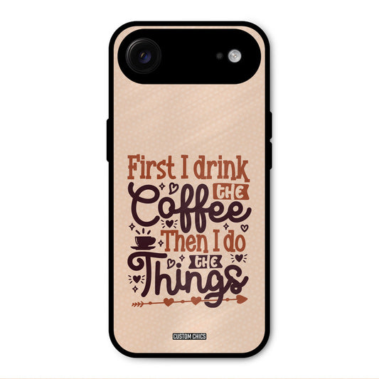 Drink Coffee iPhone Air Mobile Back Cover - Typography PrintShield Case