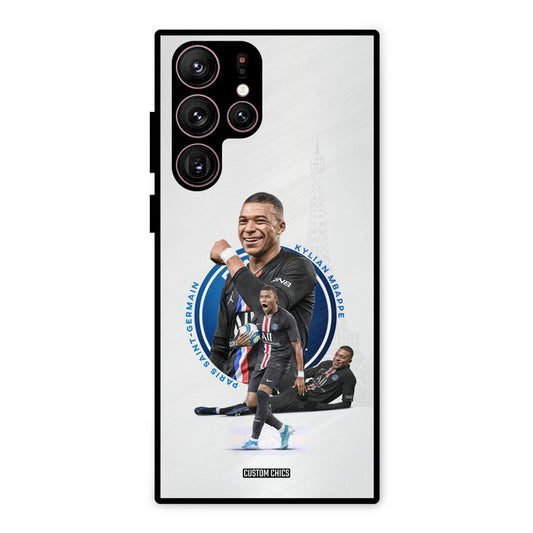 Elegant Mbappe Samsung Galaxy S22 Ultra Mobile Back Cover - Sports PrintShield Case