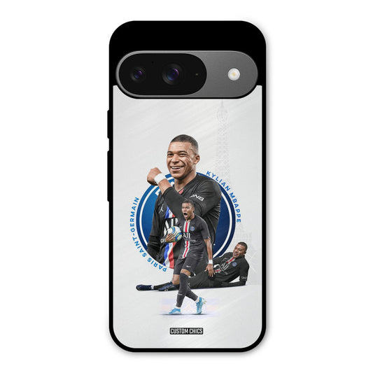 Elegant Mbappe Google Pixel 9 Mobile Back Cover - Sports PrintShield Case