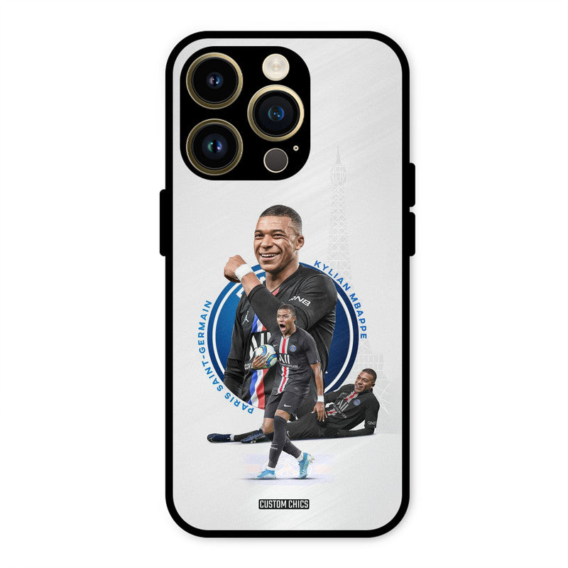 Elegant Mbappe  iPhone 14 Pro Mobile Back Cover - Sports PrintShield Case