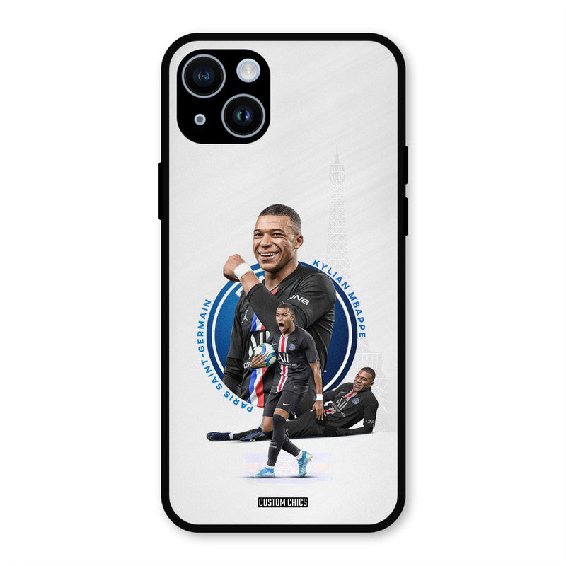 Elegant Mbappe  iPhone 14 Mobile Back Cover - Sports PrintShield Case