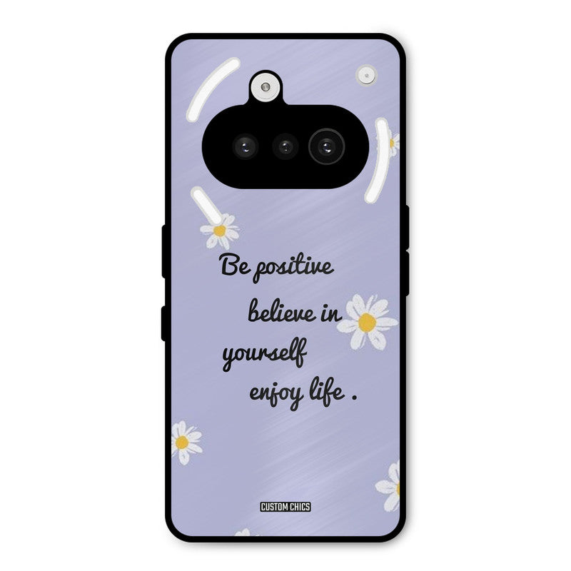 Enjoy Life Nothing Phone 3A Mobile Back Cover - Cute PrintShield Case