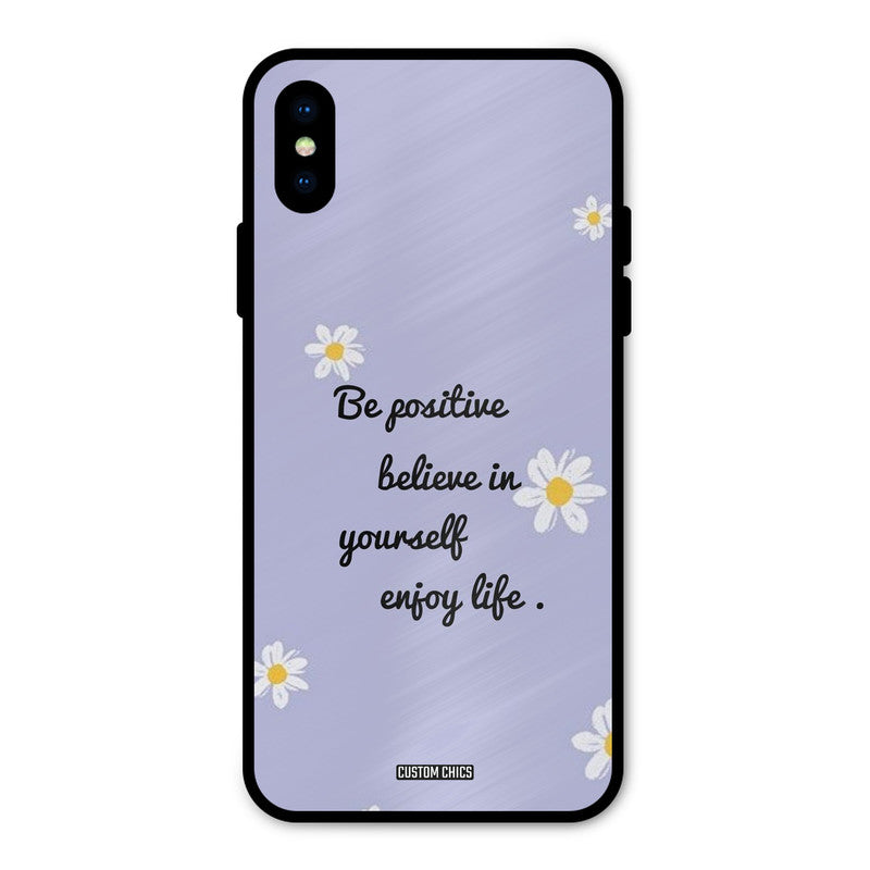 Enjoy Life iPhone X Mobile Back Cover - Cute PrintShield Case