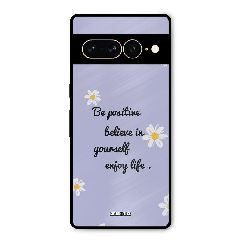 Enjoy Life Google Pixel 7 Pro Mobile Back Cover - Cute PrintShield Case
